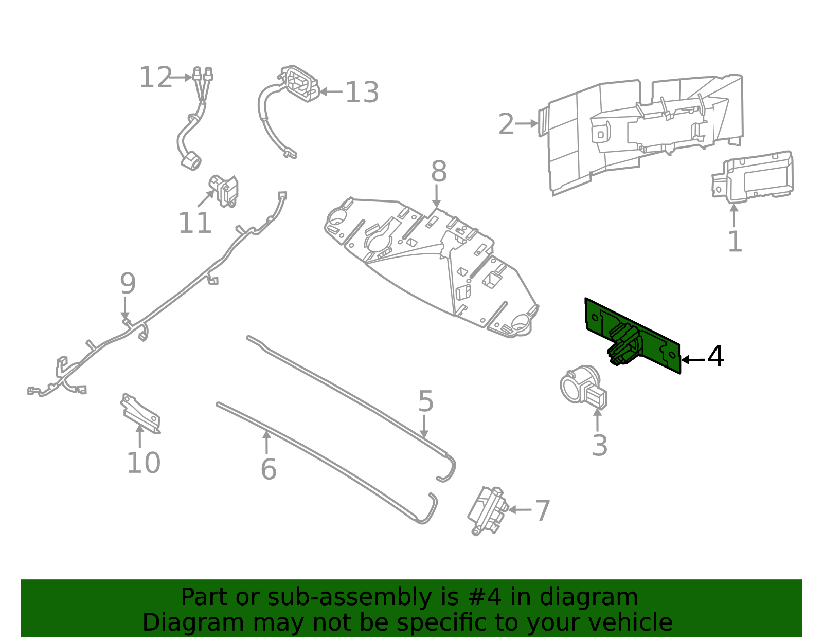 Zip Code 28533 28533-6TA1E - Parking Aid Sensor Housing - 2022-2025 Nissan Pathfinder ...