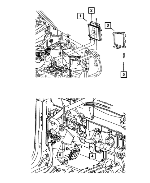 Keys, Modules and Engine Controllers for 2008 Jeep Patriot #2