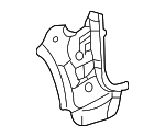 1K0802624C - Body: Inner Hinge Pillar for Volkswagen: Eos, Golf, Golf R, GTI, Jetta, R32, Rabbit Image