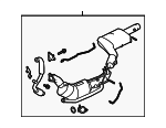 LR071089 - Exhaust: Catalytic Converter for Land Rover: Discovery, Range Rover, Range Rover Sport Image