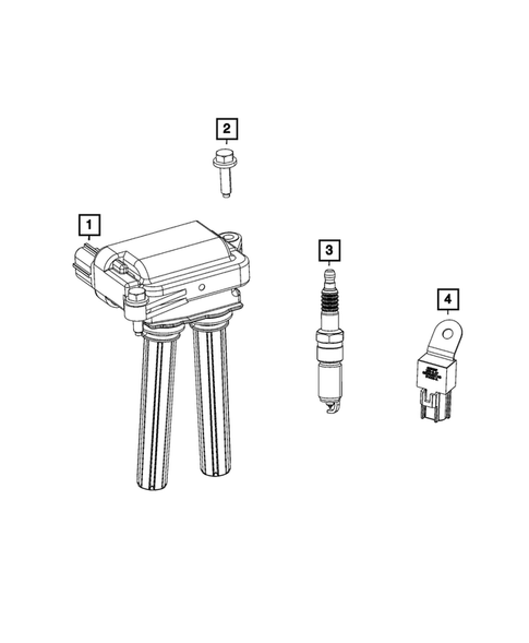 Ignition, Spark Plugs, Cables, Coils, and Glow Plugs for 2024 Jeep Wrangler #0