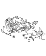 52028897AA - Cooling: Oil Cooler Tube And Hose for Mopar Image