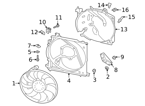 Cooling Fan for 2023 Porsche 718 Boxster #0