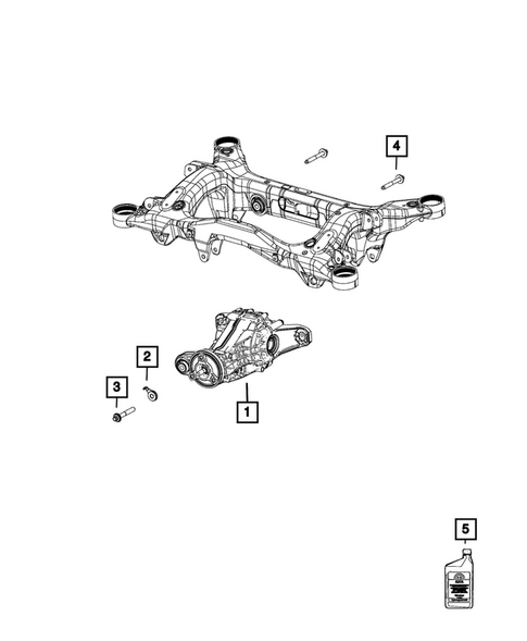 Rear Axle Assembly for 2020 Alfa Romeo Stelvio #0