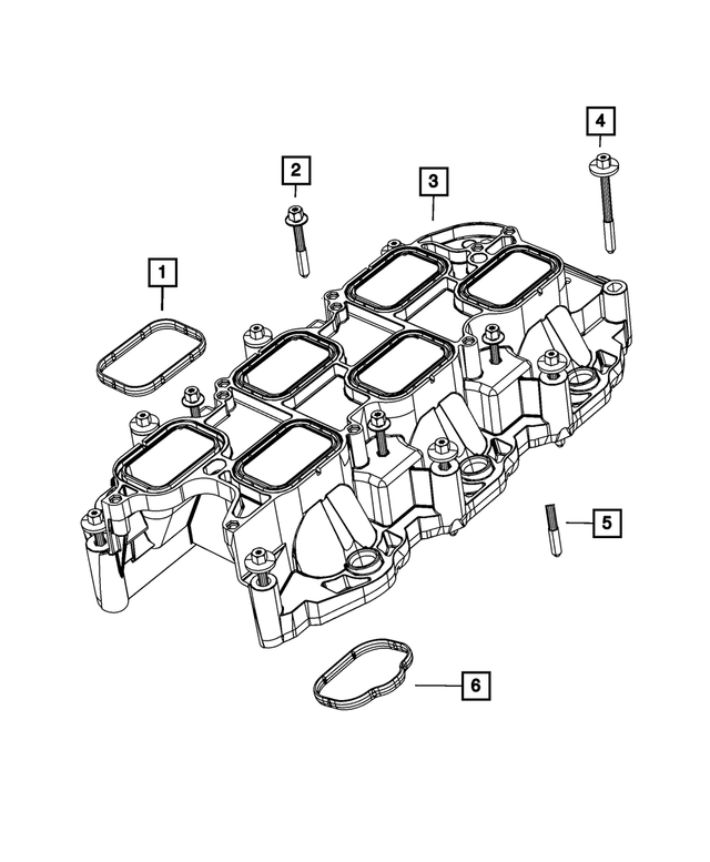 6509390AA - Engine: Hex Flange Head Bolt for Chrysler: 200, 300, Pacifica, Town &amp; Country, Voyager | Dodge: Avenger, Challenger, Charger, Durango, Grand Caravan, Journey | Jeep: Cherokee, Gladiator, Grand Cherokee, Grand Cherokee L, Grand Cherokee WK, Wrangler, Wrangler JK | Ram: 1500, 1500 Classic, C/V, ProMaster 1500, ProMaster 2500, ProMaster 3500 Image