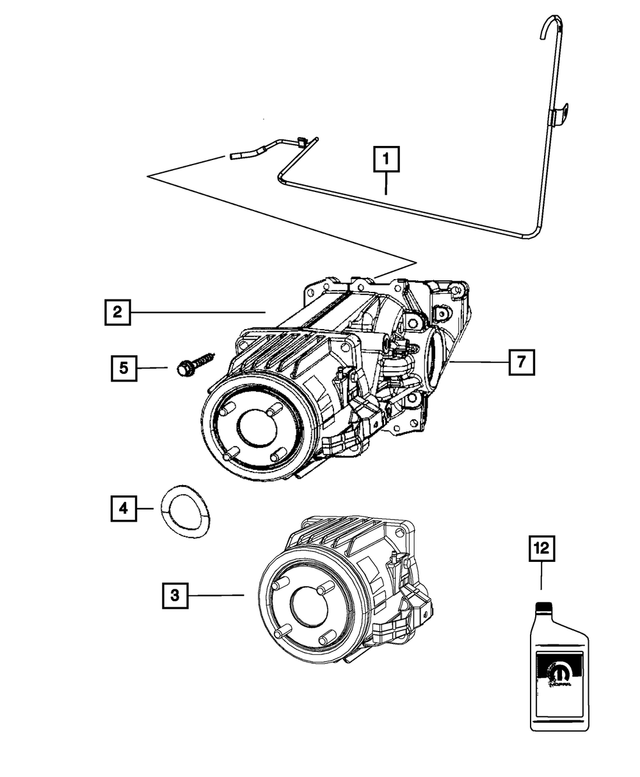« 6508246AA – Four Wheel Drive; Differential and Drive Line : Tête Collerette Hexagonale Vis pour Mopar Image »