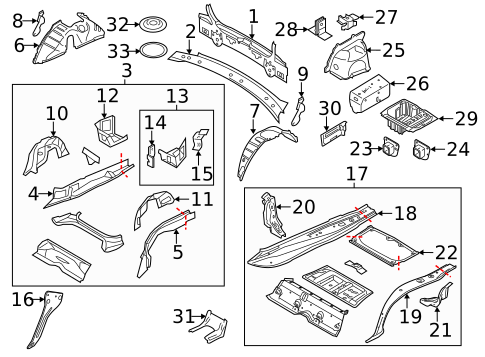 Rear Body for 2013 BMW 135is #1