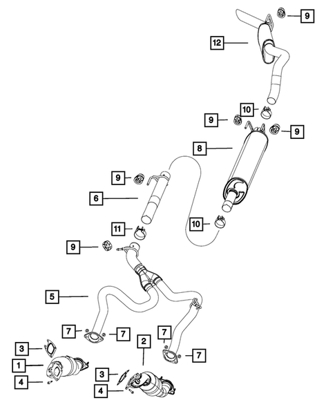 Exhaust System for 2017 Ram 1500 #5