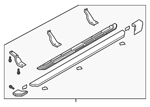 KB3Z16450BE - Unclassified: Running Board for Ford: Ranger Image