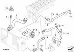 11537500733 - Engine: Water Hose for BMW: X5 3.0i Image image