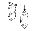 41060AU091 - : Brake Pads for Nissan Image