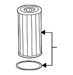 6D115562 - Engine: Oil Filter for Audi Image