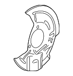 26503864 - Brakes: Splash Shield for GM Image