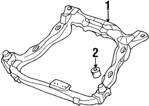 Suspension Mounting for 1997 Ford Contour #0