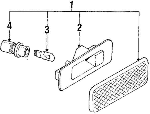 2618540F00 - : Side Marker Lamp for Nissan Image