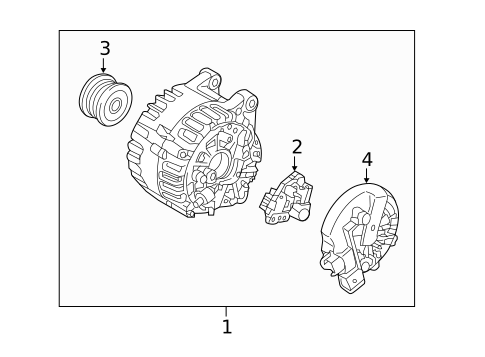 Alternator for 2018 Volvo V60 #0