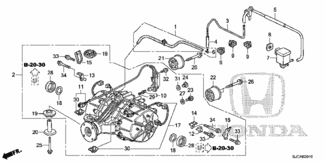 Rear Differential for 2014 Honda Ridgeline #0