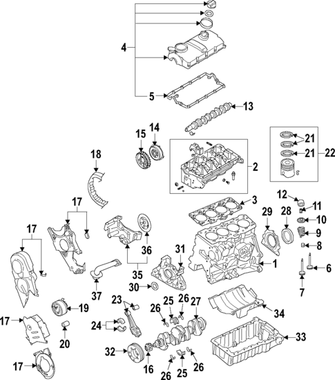 Engine for 2014 Volkswagen Beetle #0