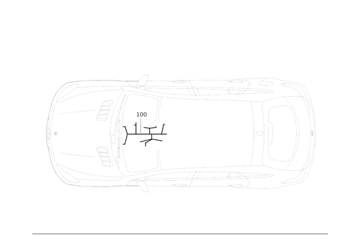 Center Console Wiring Harness for 2016 Mercedes-Benz GLE450 AMG #0