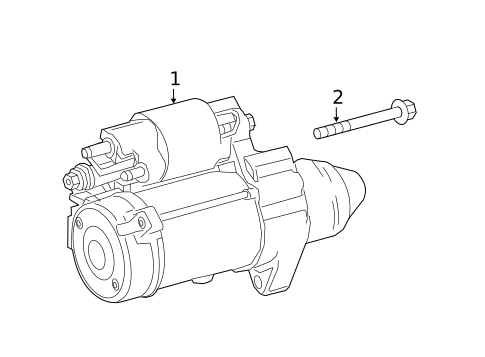 Starter for 2019 INFINITI Q50 #1