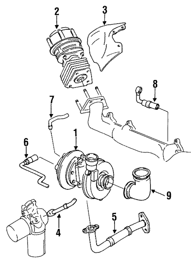 35145702LX - Fuel System: Turbocharger for Audi Image
