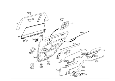 Door Trim for 2014 Mercedes-Benz E350 #0
