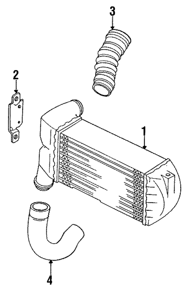 34145805G - Cooling System: Inter-cooler for Audi Image