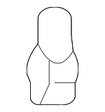 91560S84A01 - Body: Trunk Lid Trim Clip for Acura: CL, Integra, MDX, RDX, RL, RSX, TL, TSX, Vigor Image