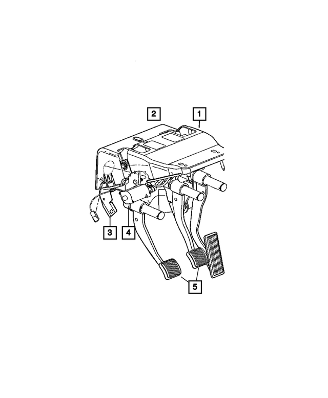 68065023AA - Clutch: Brake Pedal And Bracket for Mopar Image image