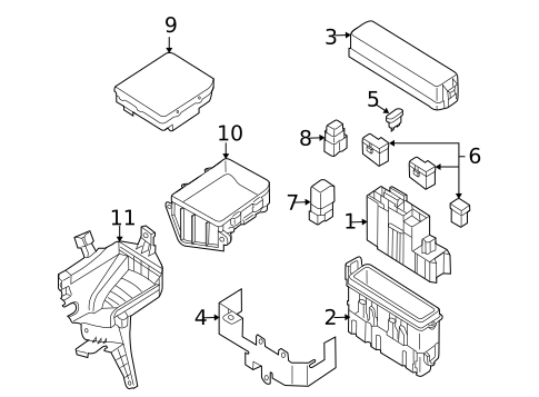 Horn for 2009 Nissan Versa #1
