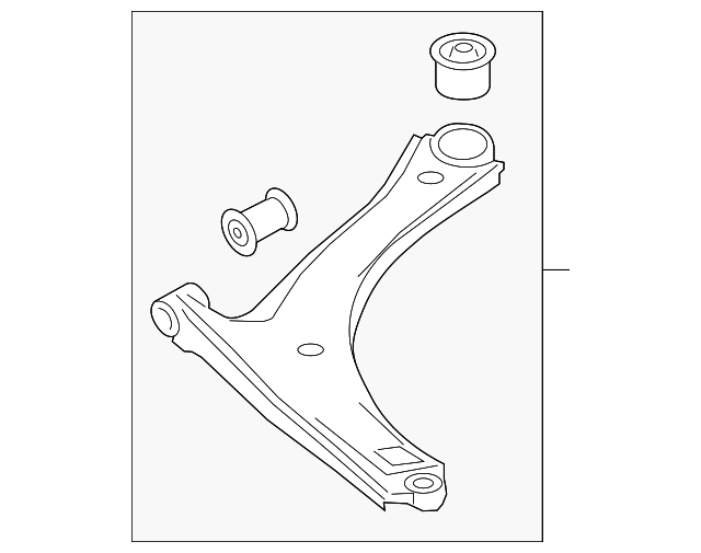 Sold 2018 Toyota Camry Front Passenger Lower Control Arm 48068-06200