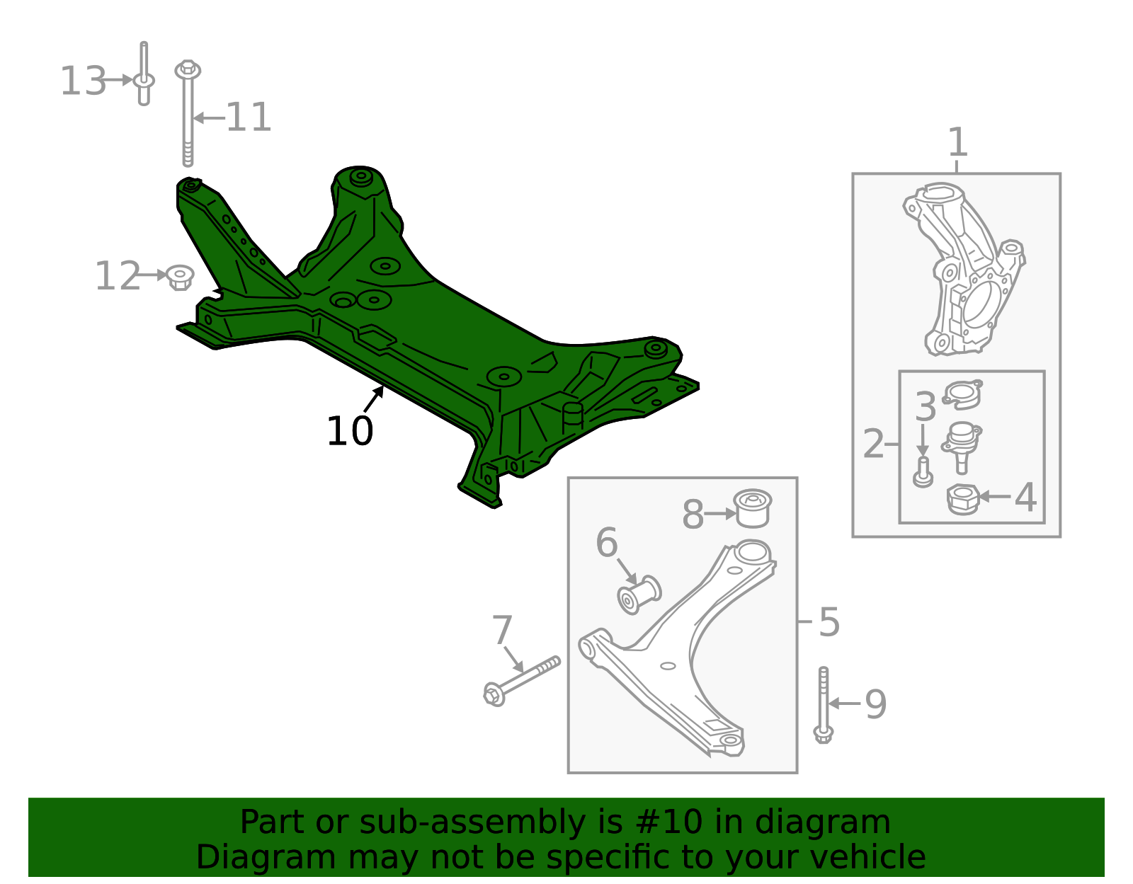 2015-2019 Ford Cross-Member CK4Z-5019-D | Ford OEM Parts Online