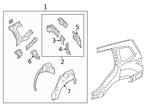 Inner Structure for 2014 Subaru Forester #0