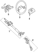 HE0332100C - Steering: Column Assembly for Mazda: 929 Image