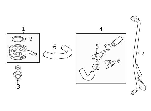 Oil Cooler for 2005 Toyota RAV4 #0