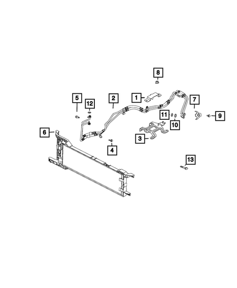 Transmission Oil Cooler and Lines for 2025 Alfa Romeo Stelvio #0