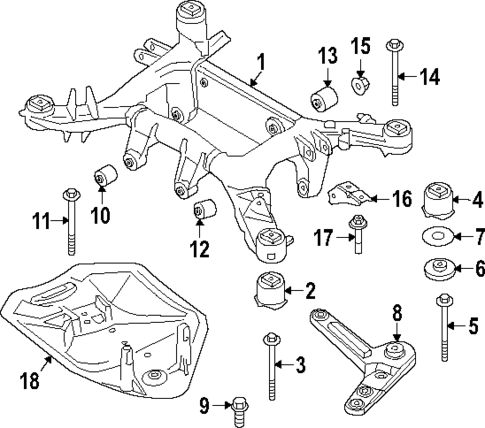 Suspension Mounting for 2021 BMW X7 #0