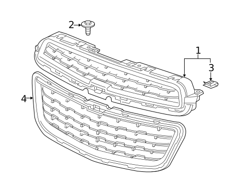Grille & Components for 2016 Chevrolet Trax #0