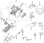 86535101 - : Steering Wheel for GM Image
