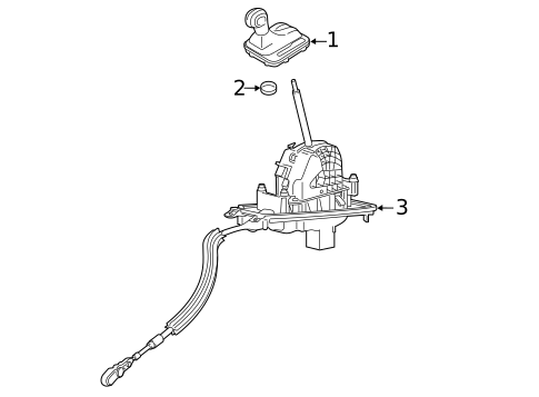 Gear Shift Control for 2017 Volkswagen Touareg #0