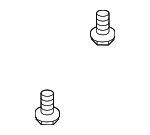 13209785 - Fuel System: Tank Strap Bolt for Saturn: Astra Image