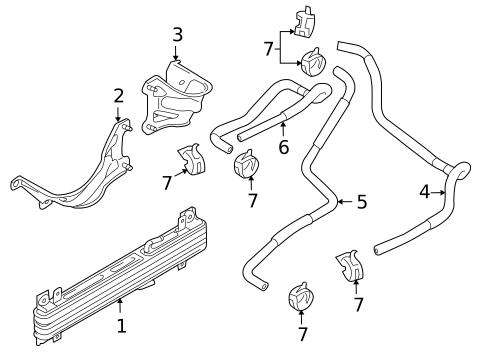 Oil Cooler for 2013 Suzuki Kizashi #0