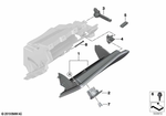 51168094896 - Vehicle Trim: Lid, Glove Box, Leather for BMW Image