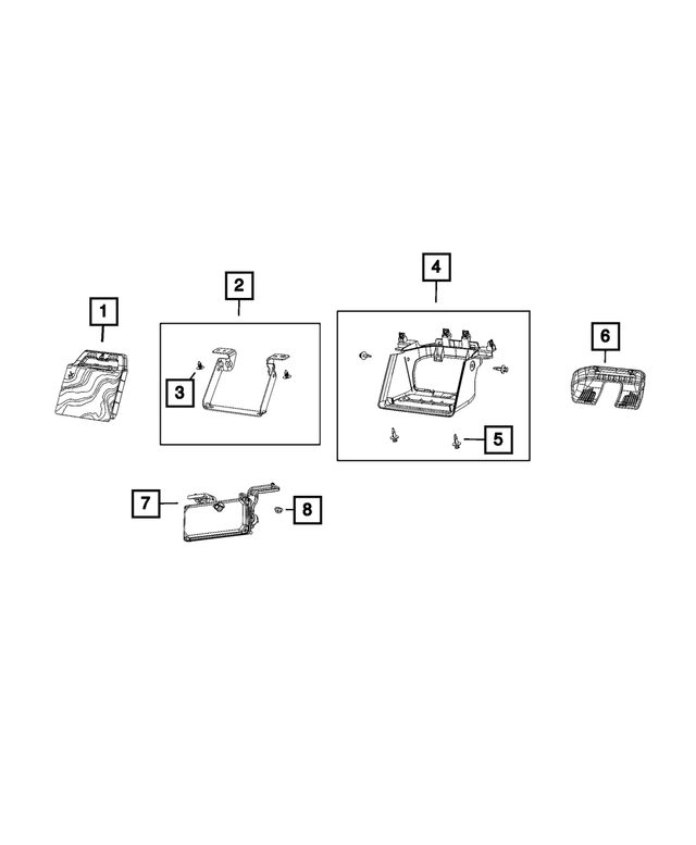6502790 - Electrical: Retainer for Mopar Image
