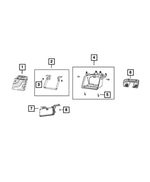 68313025AJ - : Forward Facing Camera for Mopar Image