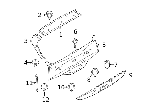 Interior Trim for 2024 BMW X5 #0