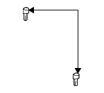 9016740045 - Body: Cowl Grille Screw for Toyota: MR2 Spyder Image