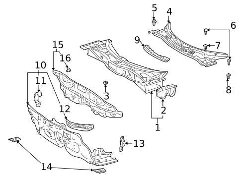 Cowl for 2003 Toyota MR2 Spyder #0