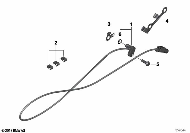 34525A781C5 - Brakes: Wheel Speed Sensor -  for BMW-Motorrad Image