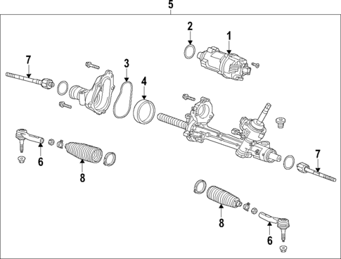 Steering Gear & Linkage for 2015 Chevrolet Impala #1